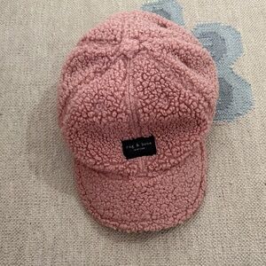 rag & bone Rose Sherpa baseball cap